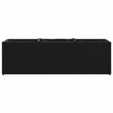  Vrtne sadilice s 3 posude 2 kom crne 90 x 20 x 40 cm poliratan | Eponuda.com