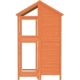 Kućica za ptice smeđa 97 x 81 x 152 cm od masivne borovine | shoptok.hr
