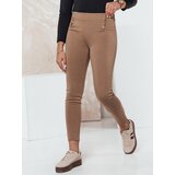 DStreet Spodnie damskie MODSTORY kamelowe | shoptok.hr