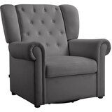 Støraa Siv žameten gugalni chesterfield fotelj Lillyse – | Shoptok.si