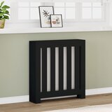  Pokrov za radijator crni 78 x 20 x 82 cm konstruirano drvo | shoptok.hr