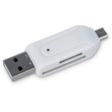 Forever microSD SD card reader USB + microUSB white OTG | Eponuda.ba