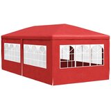  Zabavni šotor Rdeča 600 x 300 x 255 cm PE in jeklo, (5000204529) | Shoptok.si