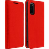 AVIZAR Etui za Galaxy S20 iz pravega usnja, držalo za kartice in stojalo za video - rdec, (20600139) | Shoptok.si