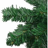  Umjetno osvijetljeno božićno drvce s kuglicama L 240 cm zeleno | shoptok.hr