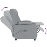  Električni naslanjač svetlo sivo blago, (20812029) | Shoptok.si