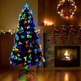  Umjetno božićno drvce s 160 LED svjetlima Zelena 150 cm PVC | shoptok.hr