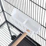  Kavez za ptice crni 54 x 54 x 146 cm čelični | Eponuda.com