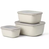 Rosti Mepal Set od 3 bijele posude za hranu Maxi
