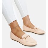 Gemre Beige loafers with decorative buckle Paddy | Shoptok.si