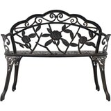 vidaXL Bistro klupa 100 cm brončana od lijevanog aluminija | shoptok.hr