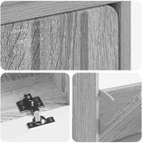  Ormar za cipele ZWOLLE 78 x 24 x 103 cm Konstruirano drvo - Siva Sonoma | shoptok.hr