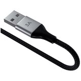 ALLITY kabel USB-a na USB-c 1metar 3A CRNI Slike