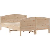 vidaXL Okvir kreveta bez madraca 140 x 190 cm od masivne borovine | shoptok.hr