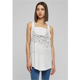 Urban Classics Ladies Long Leo Print Loose Tank wht/blk | shoptok.hr