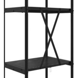  Polica Crni hrast 40 x 30 x 146 cm Konstruirano drvo | shoptok.hr