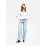 Reserved Straight fit traperice srednje visoka struka - plava | shoptok.hr