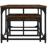 vidaXL Uklapajući stolići za kavu 2 kom boja hrasta konstruirano drvo | shoptok.hr