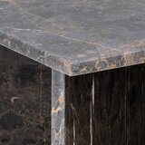 Actona Smeđi stolić za kavu u mramornom dekoru 90x90 cm Vega – | shoptok.hr