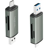 Logilink USB 3.2 Gen1 card reader, for SD and microSD card, aluminum case, CR0043 | ePonuda.com