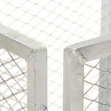  Vrtna posuda za kompost 85 x 85 x 70 cm od pocinčanog željeza | shoptok.hr