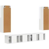  Set TV komoda Zidne 3 pcs Visoki sjaj bijela Konstruirano drvo | shoptok.hr