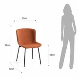 Tomasucci Narančaste blagovaonske stolice u setu 2 kom Snug – | shoptok.hr