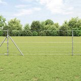 vidaXL ograja za terene 0.8x50 m pocinkano jeklo | Shoptok.si