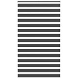  Zavjesa zebra crna 125x200 cm širina tkanine 120,9 cm poliester | shoptok.hr