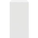 vidaXL Pisalna miza Bela Inženirski les Srednja Minimalistična | Shoptok.si