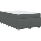 vidaXL Konstrukcija postelje Drugo Temno siva 120 x 190 cm blago | Shoptok.si