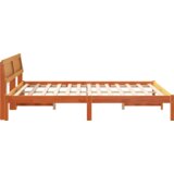  Krevetna konstrukcija Voštano smeđa 140 x 200 cm Borova drva | shoptok.hr