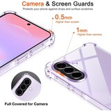 Techsuit Shockproof Clear Silicone prozirna maskica otporna na udarce za Samsung Galaxy A27 5G | Shoptok.si