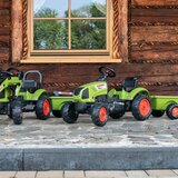 Falk Claas zeleni traktor sa pedalama i prikolicom +truba 2 godine. | shoptok.hr