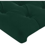  Uzglavlje tamnozeleno 144x7x118/128 cm baršunasto | Eponuda.com
