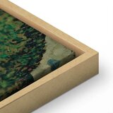  Slika - Gustav Klimt – Gartenlandschaft mit Bergkuppe 80x80 U prirodnom drvenom okviru | shoptok.hr