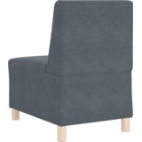 vidaXL sofa stolice 3 pcs tamno siva 55 x 74 x 82 cm baršun | shoptok.hr