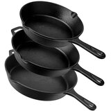 Grill King Cast Iron Outdoor 3v1 set globohih ponev z litim ročajem | Shoptok.si