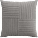  Presvlaka za jastuk 2 pcs ALMELO Svjetlosiva 55 x 55 cm Kord | shoptok.hr