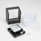  Brilagi - LED spoljašnja zidna svetiljka TERNI LED/12W/230V crna IP44 | Eponuda.com
