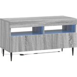  3-dijelni LED TV kabinet Siva Sonoma Konstruirano drvo | shoptok.hr