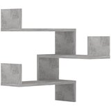 Maison Chic 2 kosi Stenske kotne police - Stenske Police - Viseče police betonsko sive 40x40x50cm inž. les, (21793925) | Shoptok.si