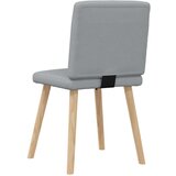  Jedilni stoli 4 kosi svetlo sivo blago | Shoptok.si