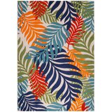 Lesnina XXXL PREPROGA ZA ZUNANJO UPORABO Floral 80/150 cm tkano večbarvno | Shoptok.si