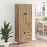  Highboard 2 kom. Umjetnički hrast 69,5 x 34 x 180 cm | shoptok.hr