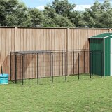  Kavez za pse crni 330 x 110 x 110 cm čelični | shoptok.hr