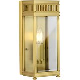 Elstead Lighting Elstead Holborn Zunanja stenska svetilka iz brušenega medenine, IP44, (22100266) | Shoptok.si