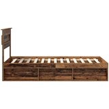  Krevetna konstrukcija Staro drvo 90 x 200 cm Čvrsto borovo drvo | shoptok.hr