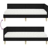  Kutni krevetni okvir s madracem Ostalo 2 pcs Zelena tkanina | shoptok.hr
