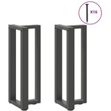  Noge za konzolni stol T-oblika 2 kom antracit 25x28x(72-73) cm čelik | shoptok.hr